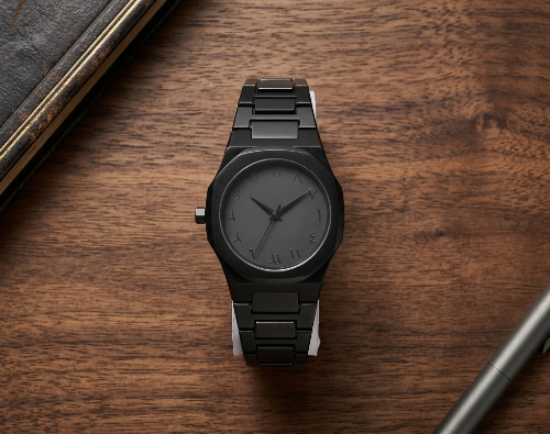 Black Arabic Aura Watch