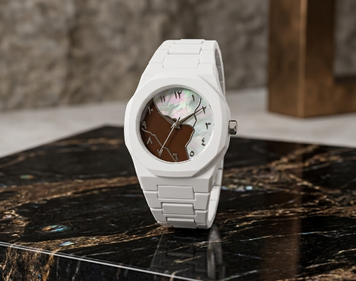White Arabic Ice Edition Watch
